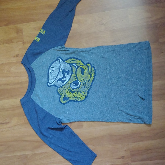 Two University of Michigan Wolverines Adidas Baseball Style Shirts - Picture 2 of 8